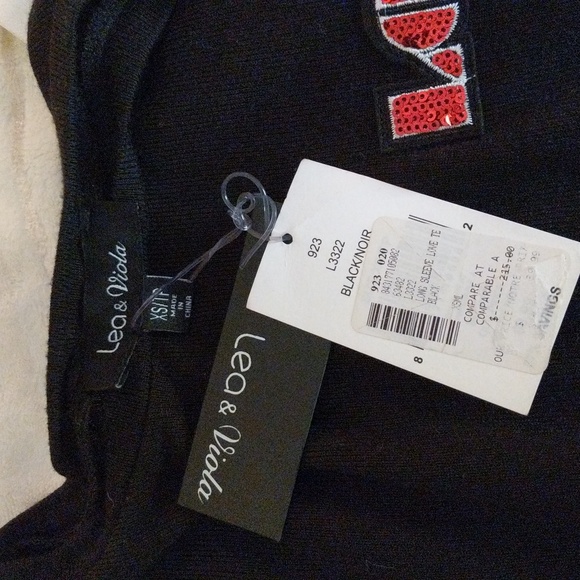 Lea & Viola Long Sleeve Love sweater XS - Picture 9 of 10